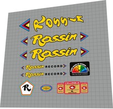 Rossin Record 1982 set adesivi