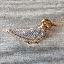 Vo (Les Bernard) Spilla Vintage a forma di Anatra Firmata