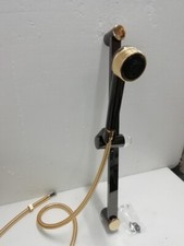 SALISCENDI ART. 100 ASTA PIATTA OTTONE MM.30X15 L. CM.60 CON DOCCETTA IDRO CF/OR