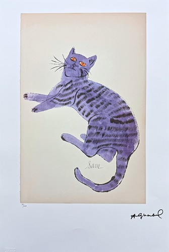 Andy warhol cat - cat,