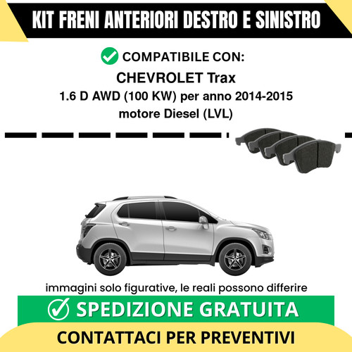 Pastiglie freno anteriori per - pastiglie,