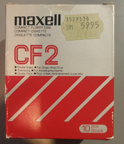 Maxell compact floppy disk - maxell,