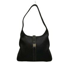 Borsa a tracolla Ferragamo in pelle nera vintage autentica