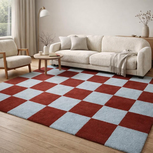 Tappeto moderno trapuntato - , a
