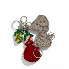Portachiavi a Rosa e a Cuore