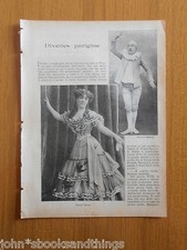 1904 DIVETTES PARIGINE ODETTE DULAC ANNA THIBAUD JEANNE BLOCH FELICIA MALLET