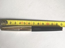 Penna ATOMICA stilografica Italiana nera a cartuccia Ricaricabile vintage