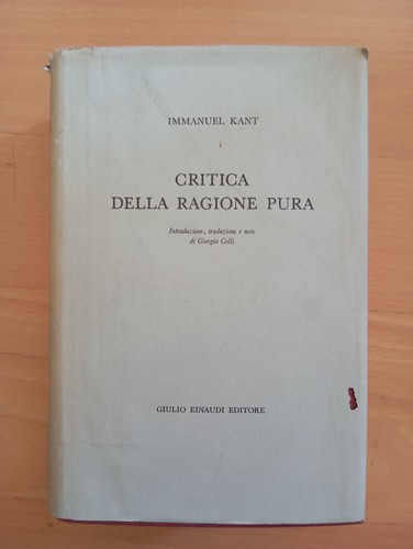 Critica della ragion pura