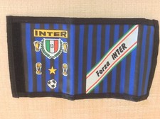INTER F.C.  PORTAFOGLIO IN TELA ANNI '80 CON COPPE E SCUDETTO N° 13 RECORD 88/89