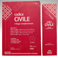 CODICE CIVILE LIBRO CD ROM EDIZIONI GIURIDICHE SIMONE 2008 LEGGI DIRITTO PRIVATO