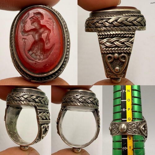 Anello romano vintage argento - anello,