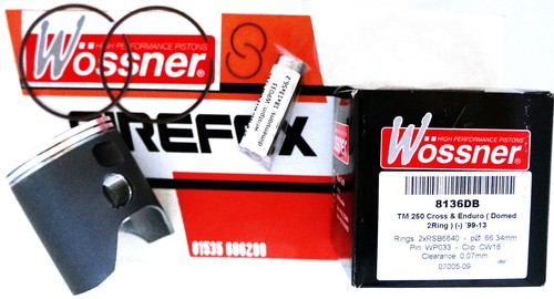 Kit pistone corsa tm250 - corsa,