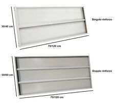 Scaffale Ripiano con Rinforzo Componibile in Acciaio Ricambio Varie Dimensioni