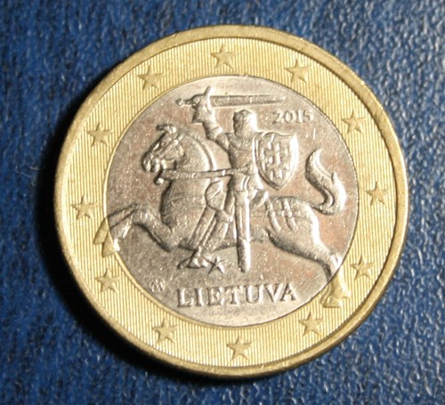 Moneta euro lituania - moneta,