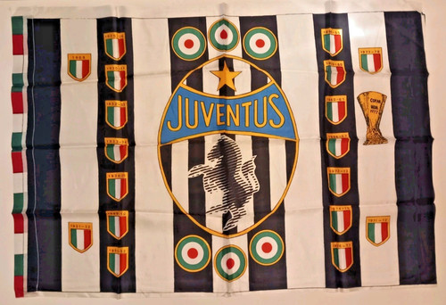 Bandiera juventus vintage - juventus, fc
