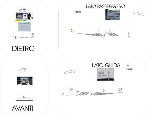 Adesivi per camper - , mobilvetta