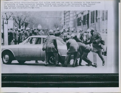 1970 italian riot - italian, police