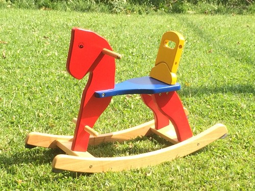 Cavalluccio dondolo legno - cavalluccio, s