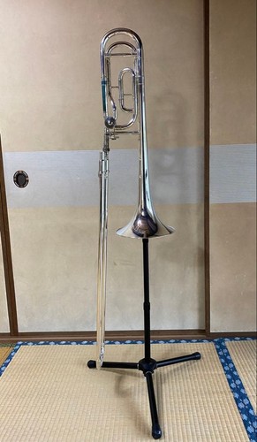 Trombone basso tenore argento