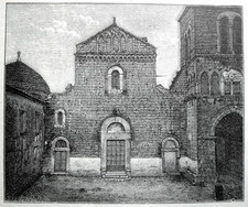 stampa antica CASERTA VECCHIA