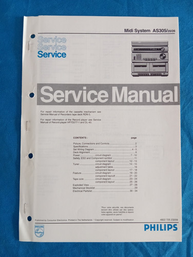 Philips as305 midi - midi, system