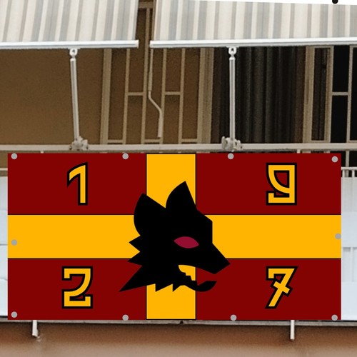 Striscione roma in pvc - striscione,