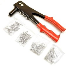 Rivettatrice Manuale 4 Testine Con Rivetti Alluminio 2.4 3.2 4.0 4.8 mm HR-009