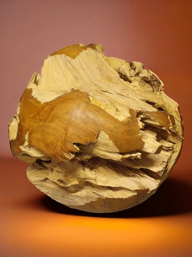 Teak radica sfera - teak, decorativa