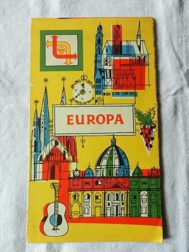 Libro cartina souvenir - souvenir, europa
