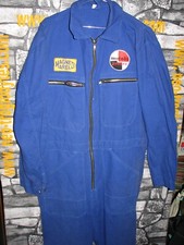 Vintage Motobi Pesaro servizio service mechanic cotton jacket pants  '70s