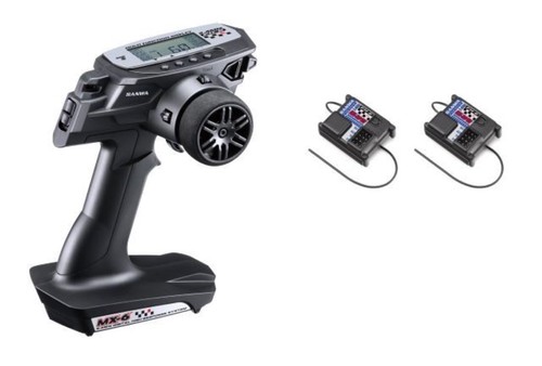 Sistema radio sanwa - mx-6, con