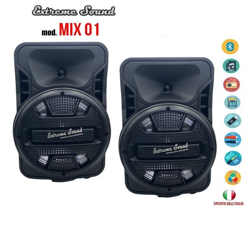 Coppia casse amplificate 1200 - coppia,