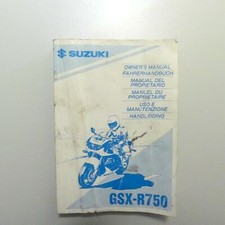 Suzuki GSX R 750 Manuale di