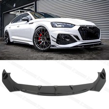 Per Audi A3 A4 A5 S5 RS5 kit spoiler labbra paraurti anteriore nero lucido