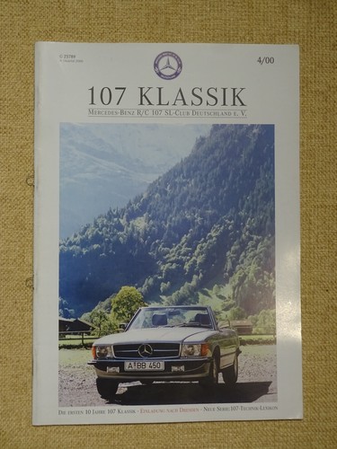 Mercedes 107 club giornale - mercedes,