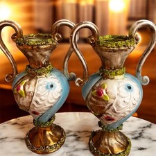 Coppia Vasi porcellana due