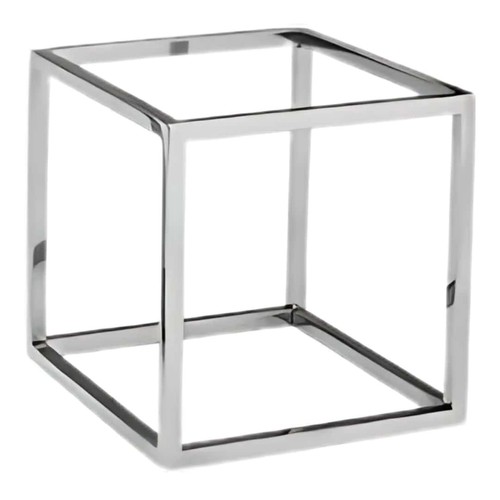 Alzata buffet inox 18x18x18 - alzata,