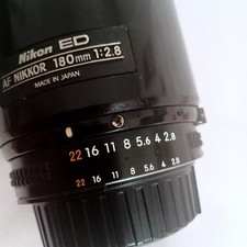 OBIETTIVO AF NIKON 180mm fisso