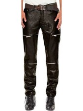 Pantaloni in pelle pantaloni