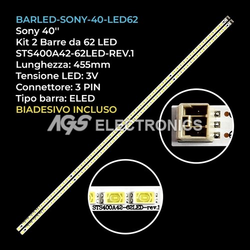 Kit barre strip led sony - 2,