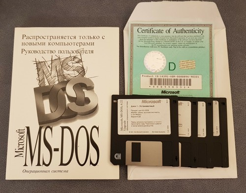 Microsoft dos russo - ms-dos, 6.22