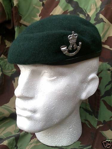 Rifles beret cap - rifles, badge
