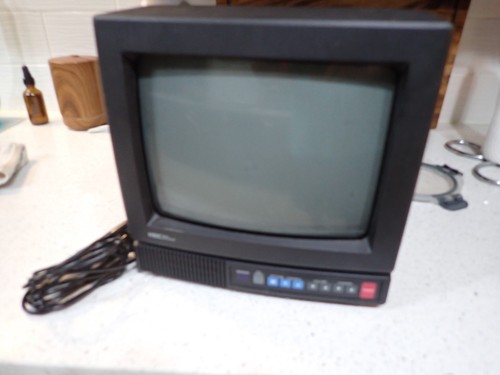 Televisore vintage crt kec - tv,