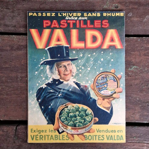 Rare carton publicitaire