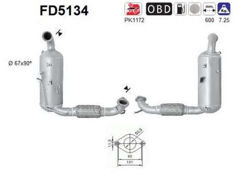 Fap per ford - cv,