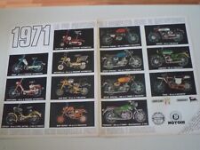 advertising Pubblicità 1971 MOTOBI SPORT SPECIAL 125 250/BENELLI AMERICA 49 50