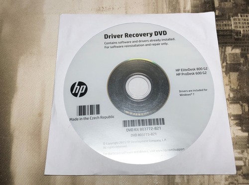 Driver recovery dvd hp - driver,