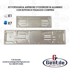 ALUMINUM LICENSE PLATE HOLDER