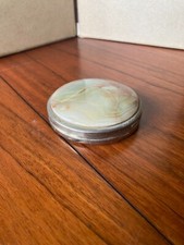 Porta cipria in metallo e