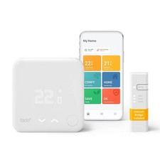 Tado° Kit Avviamento Termostato Intelligente Wireless V3+ - Controllo Riscaldamento Intelligente